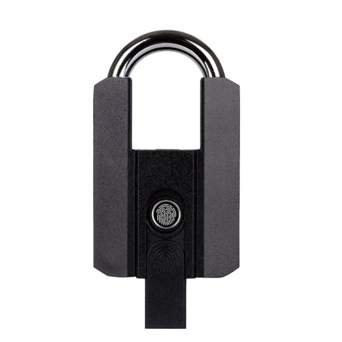 Smart Waterproof Bluetooth Fingerprint Padlock Locker Lock W/ 2 Keys Black