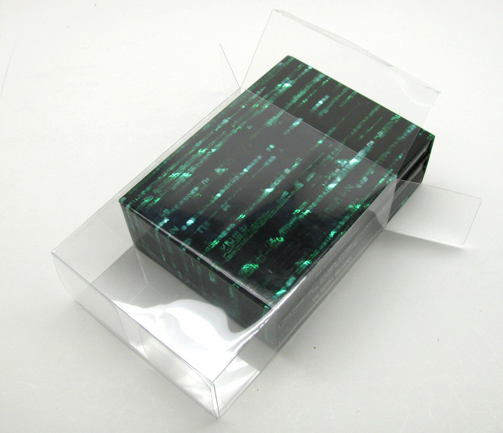 5x DVD OVERSIZED BOX SET (SIZE DVO G) - CLEAR PLASTIC PROTECTIVE BOX PROTECTOR