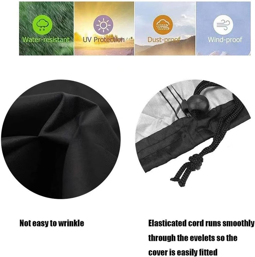 Durable Drawstring Mobility Scooter Cover – Protect from Dust, Snow & Rain