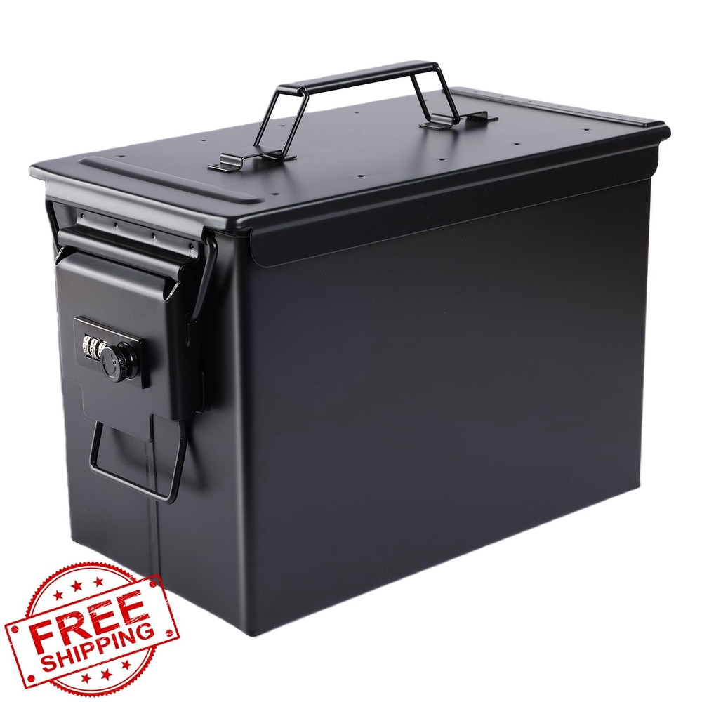 Ammo Can Storage Box Lithium Battery Metal Fireproof Waterproof