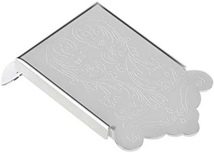 Alloy Mandolin Tailpiece with Silver Finish - 8 String Replacement Part