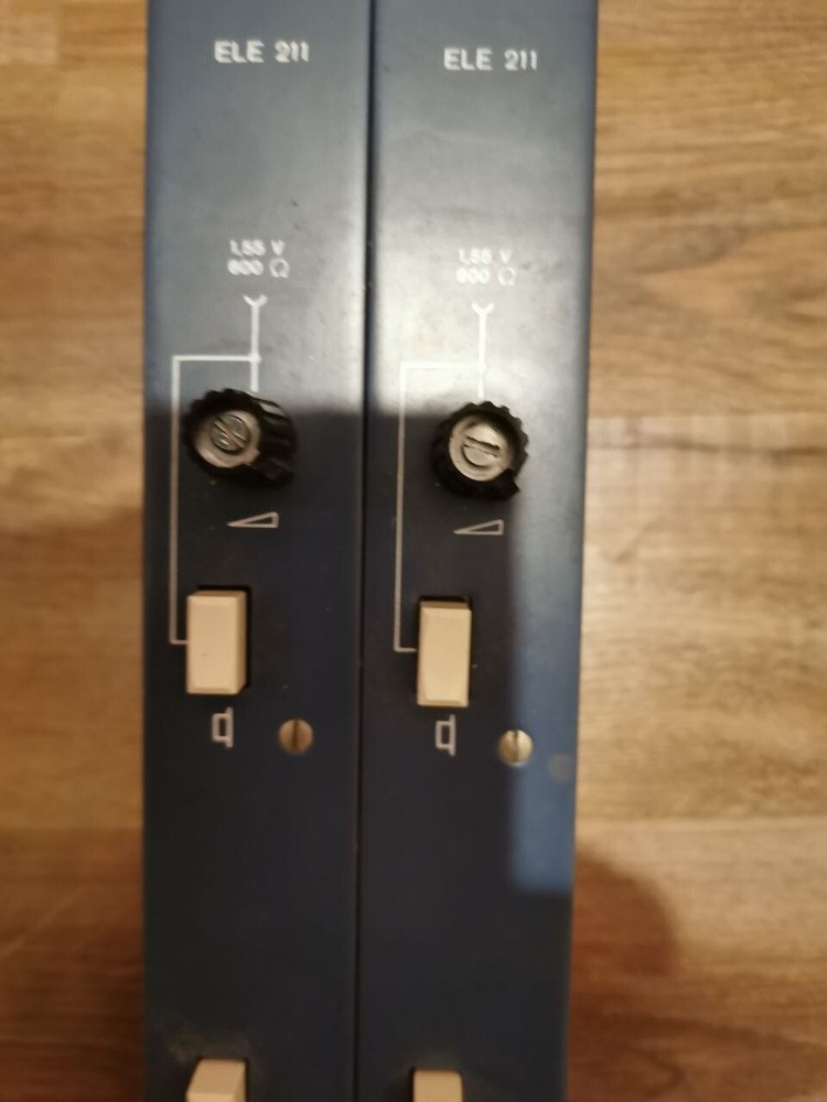 Tesla telefunken epp102 line preamp ele 211 pair