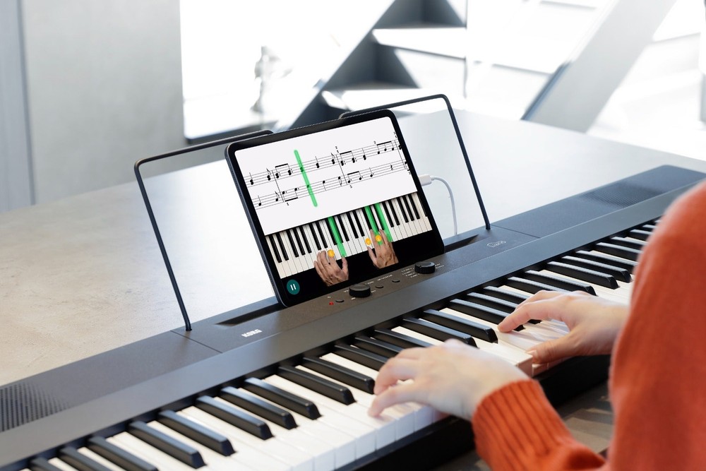 Korg Liano Digital Piano - Black KEY ESSENTIALS BUNDLE