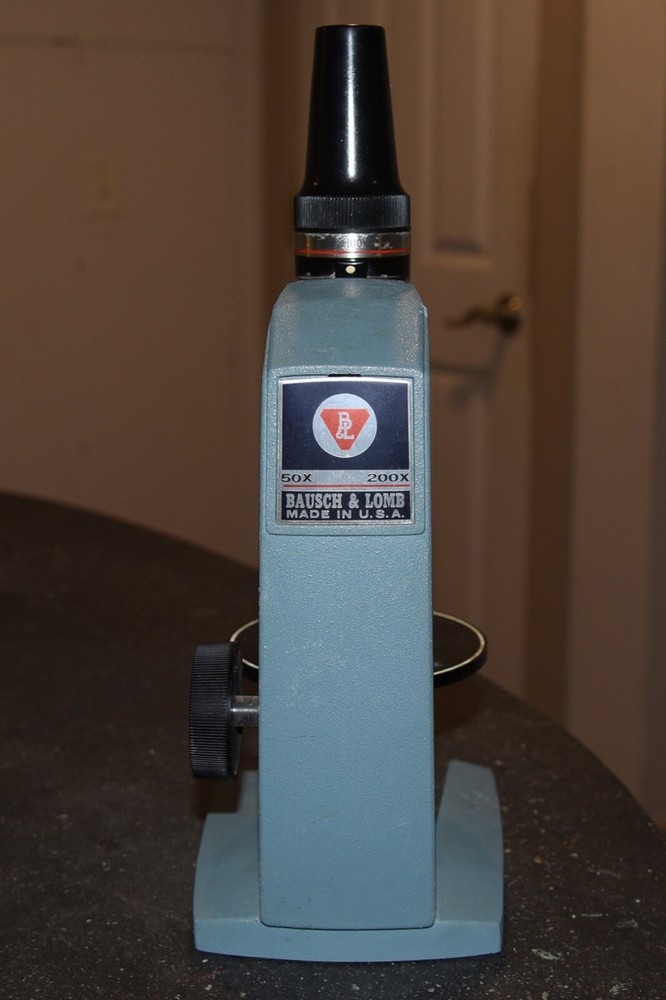 Vintage Bausch & Lomb Zoom Microscope 50x 200x