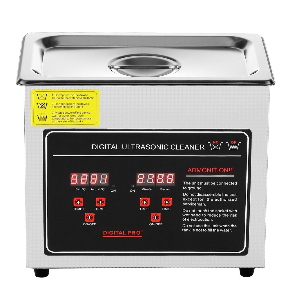 6L Ultrasonic Cleaner with Timer Heating Machine Digital Sonic Industry Heated