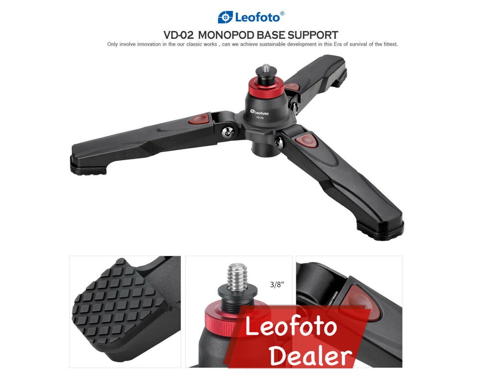 Leofoto VD-02 Monopod Support Base