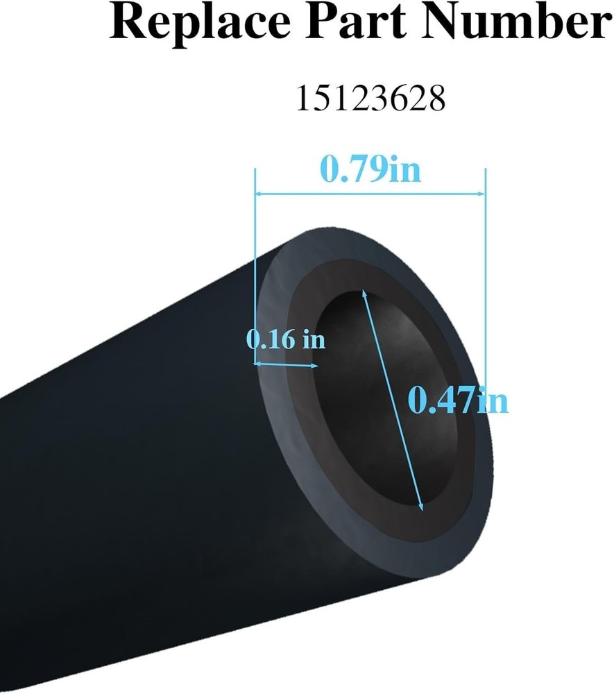 Improved Engine Crankcase Breather Hose,Double Layer Rubber Crank Ventilation...