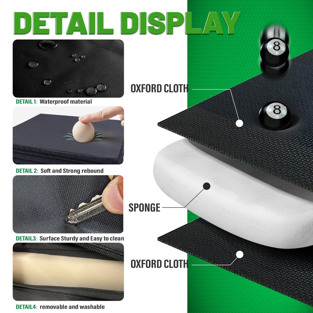 Pool Table Insert Mat for Pool Table Protection Billiard Table to Dining Tabl...