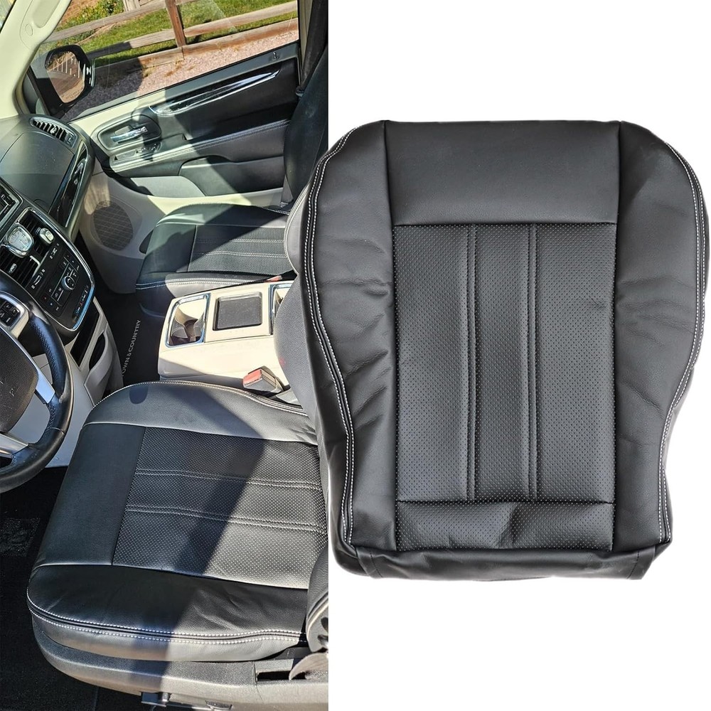 SecosAutoparts Driver or Passenger Side Bottom Replacement Perforated Leather Se