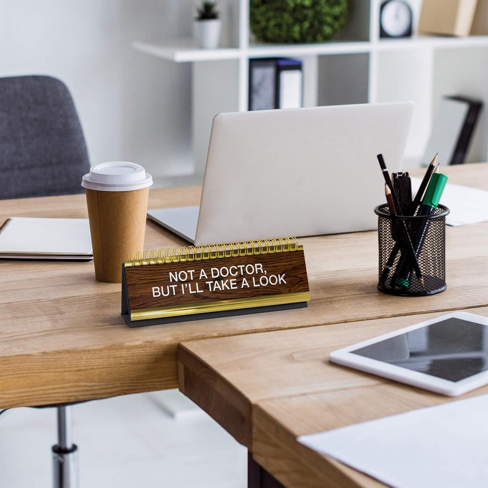 Daily Desk Plaque Desktop Flip Book, Assorted