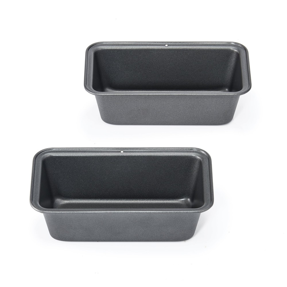 Nonstick Mini Loaf Pan 5.7x3x2 inch 2 Pack Small Bread Baking