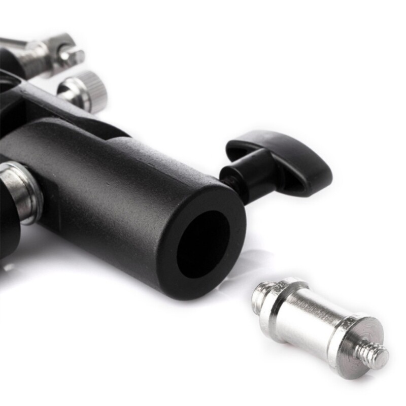 H-Type Support Bracket Holder for Camera Speedlight Tripod Light Stand