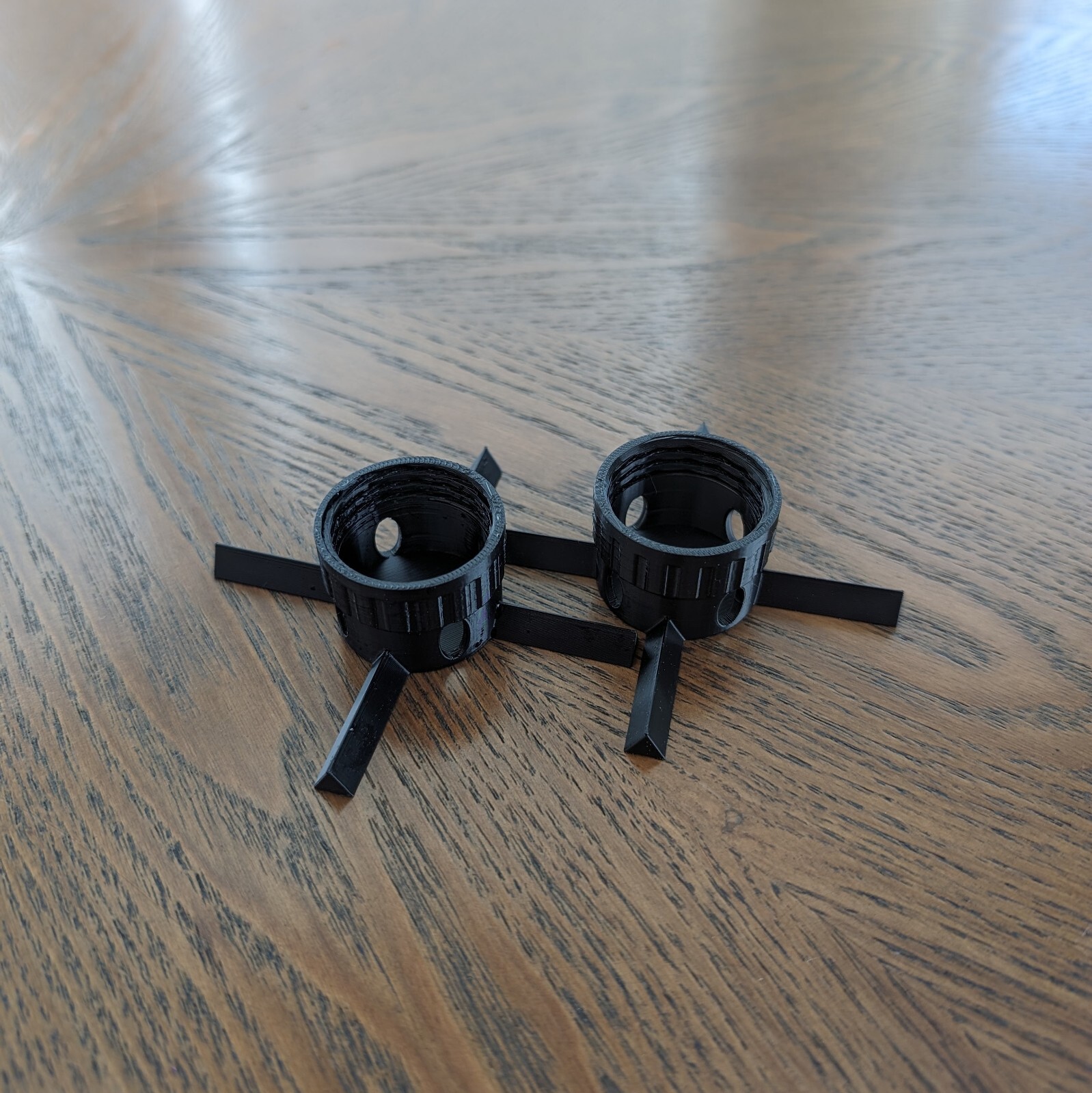 Set of soda bottle adapters for self watering microgreen grower