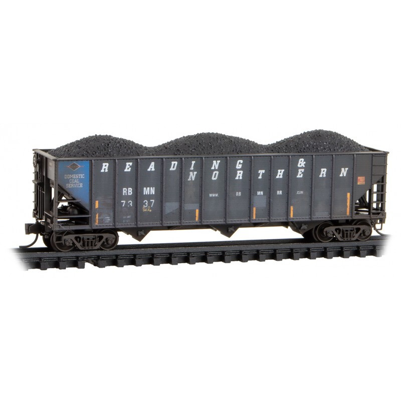 Reading Blue Mountain 100-Ton 3-Bay Coal Hopper Micro-Trains #108 44 650 N SCALE