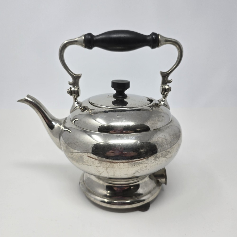 Universal Silver Plate Chrome Coffee Urn Samovar Hot Water Dispenser *no Cord