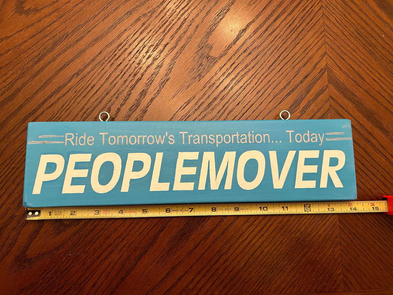 SIGN Disneyland PEOPLEMOVER reproduction WOOD Painted Decor NEW Kid's Room FUN !