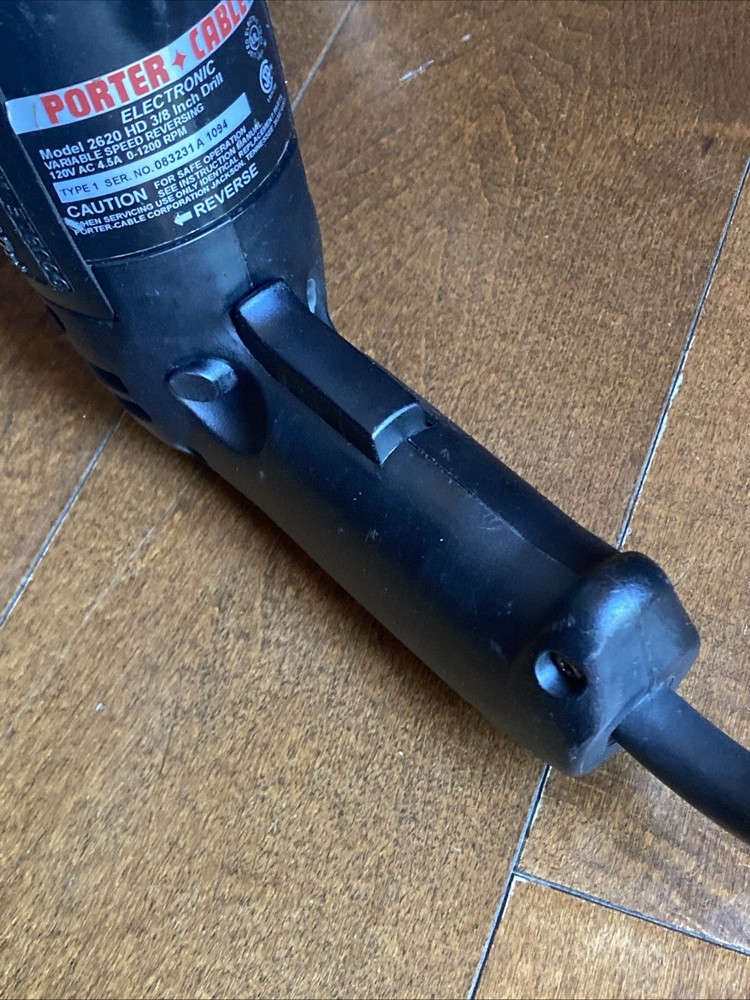 Porter Cable 2620 HD 3/8” Variable Speed Reversible Drill Type 1 120V