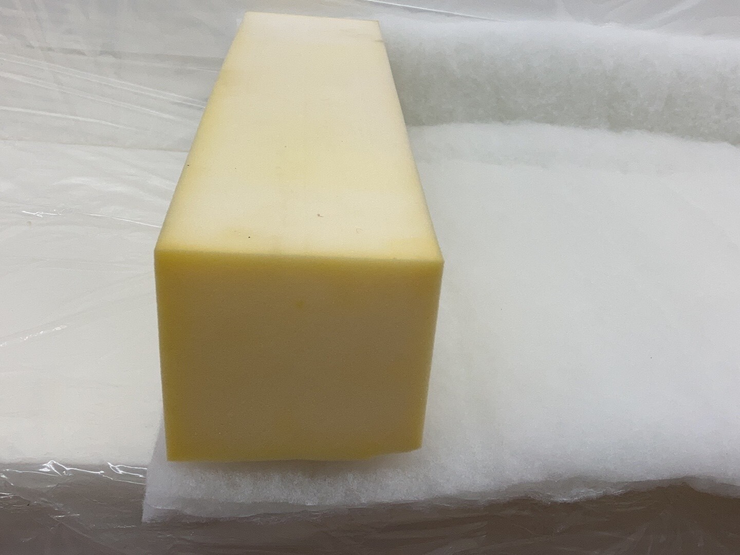 Bonded Dacron Polyester Batting, 1-1/4" x 30". Note: Thickness Is Before Vacuum