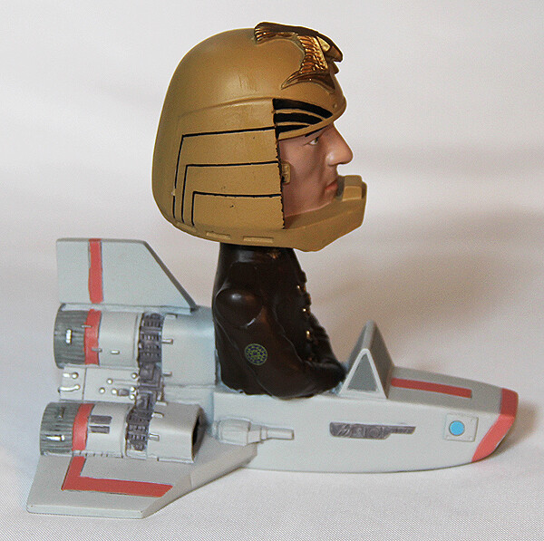 Battlestar Galactica Colonial Viper with Apollo Bobble Head