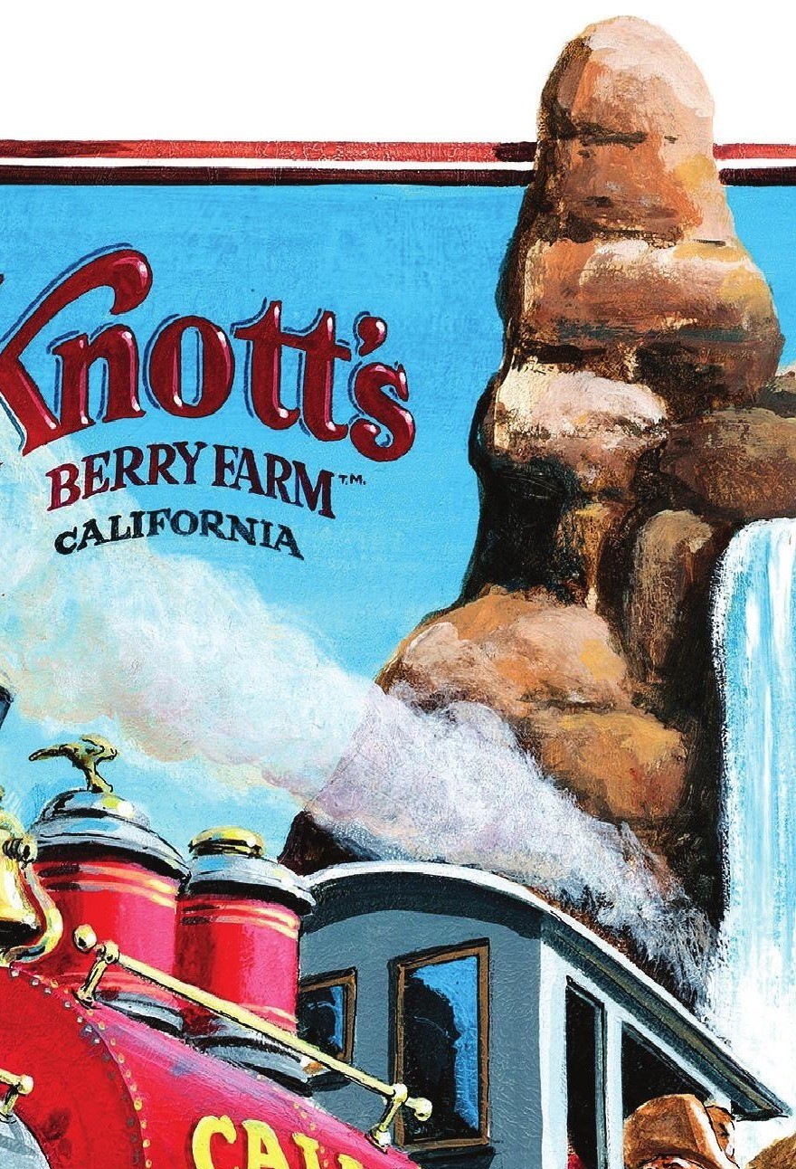 Knotts Berry Farm Calico Mine Train Ghost Town Poster 11x14 11x17 12x18 13x19