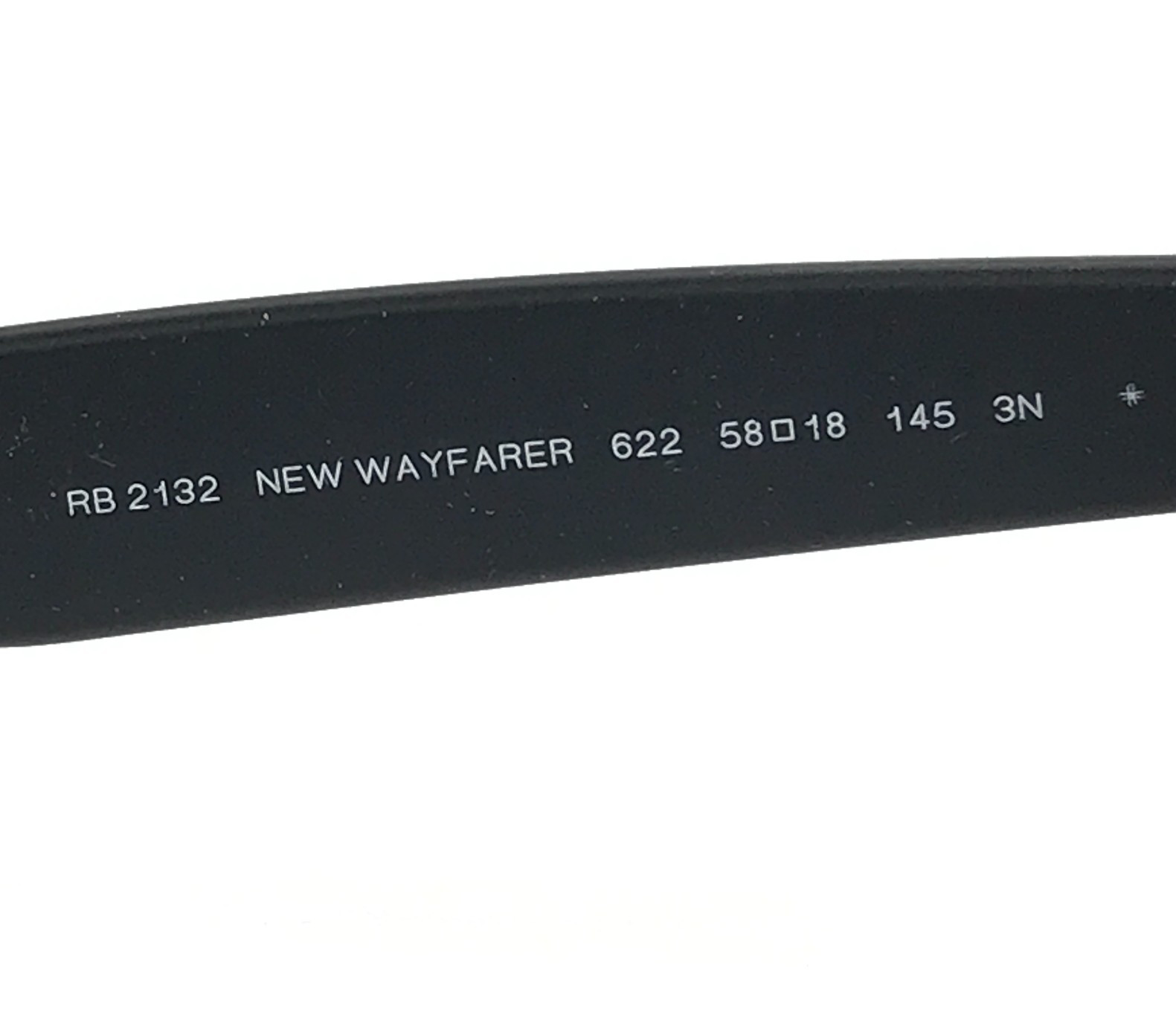 Ray-Ban Eyeglasses Frames RB2132 NEW WAYFARER 622 Rubber Matte Black 58-18-145