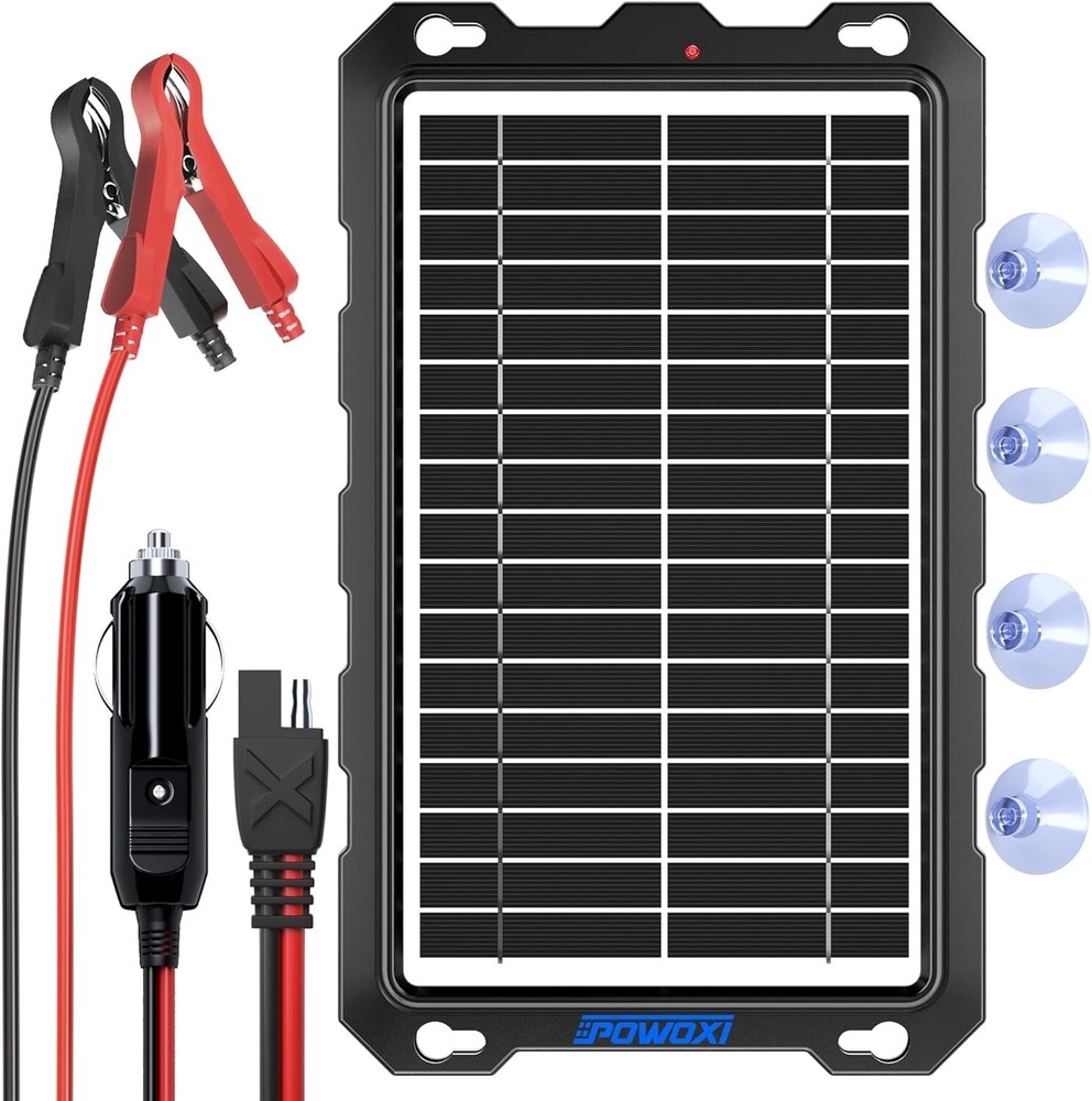 Intelligent 12V Solar Battery Maintainer - Versatile Charging Solution