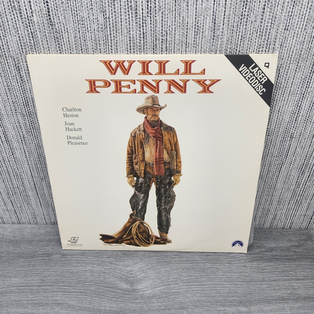 Will Penny Laserdisc LaserDisc Charlton Heston Joan Hackett