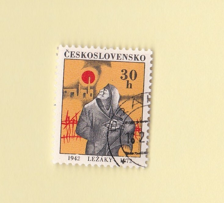 Czechoslovakia Stamp Ceskoslovensko Lezaky 30h