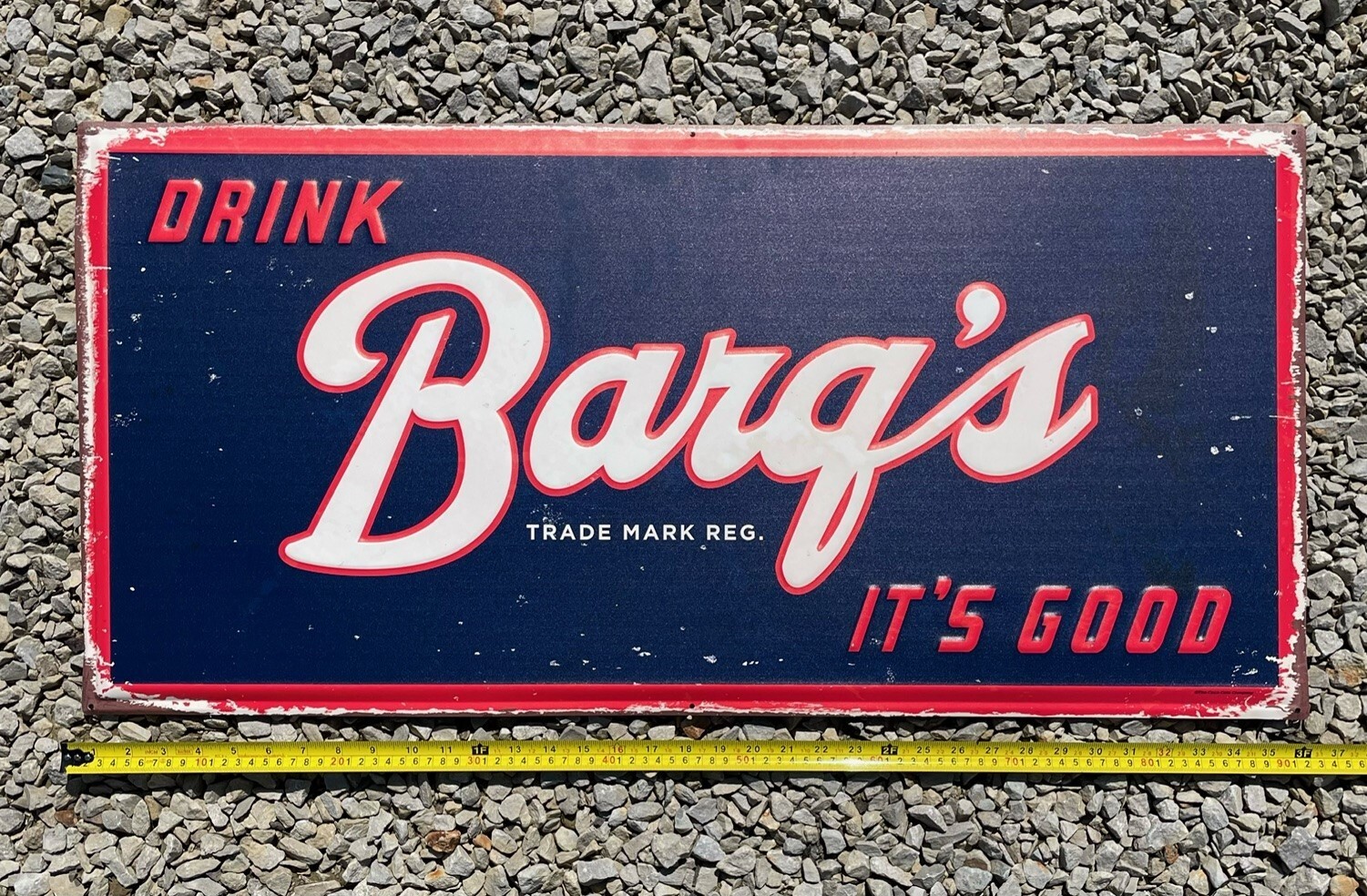 Barq's Root Beer - 36in X 17in Metal Sign - NEW Vintage Look Coca-Cola / Coke