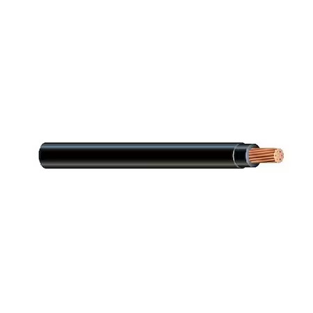 Thhn, Thwn-2 Building Wire, Copper, 10 Awg, 1C, Bare, Stranded, 1000 Ft,