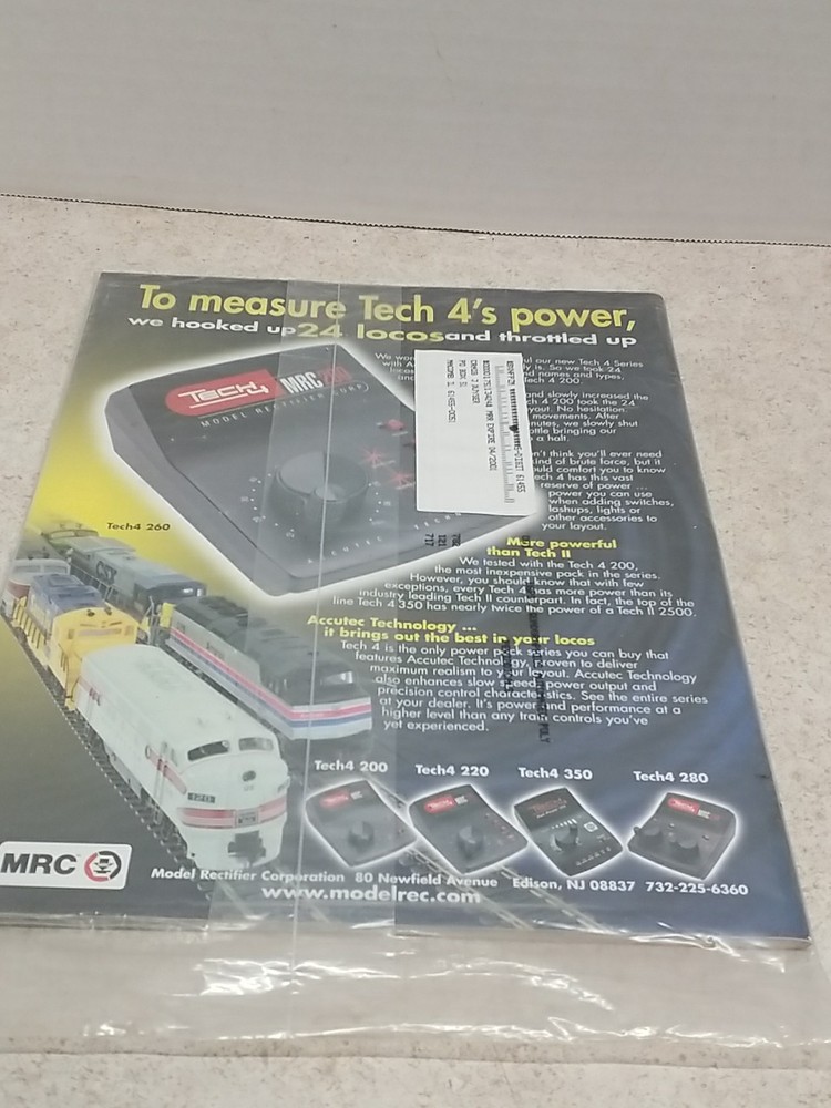 2000 - 2007 Model Railroad Model Magazine Back Issues Train Track Locomotive