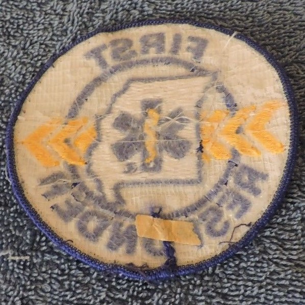 First Responder Round Patch 3 1/4"