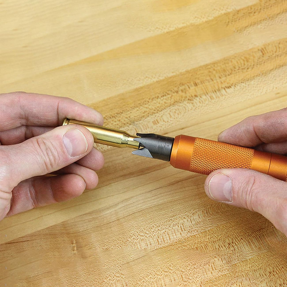 Case Prep Multi-Tool, Fits Case .17-.45 Caliber, Case Chamfer Deburring Hand Too