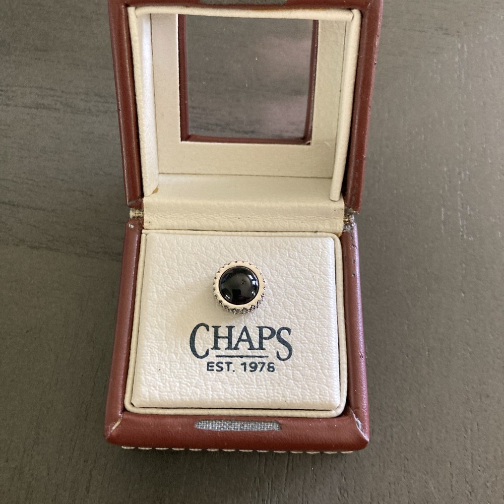 Chaps Tie Tack NIB Black