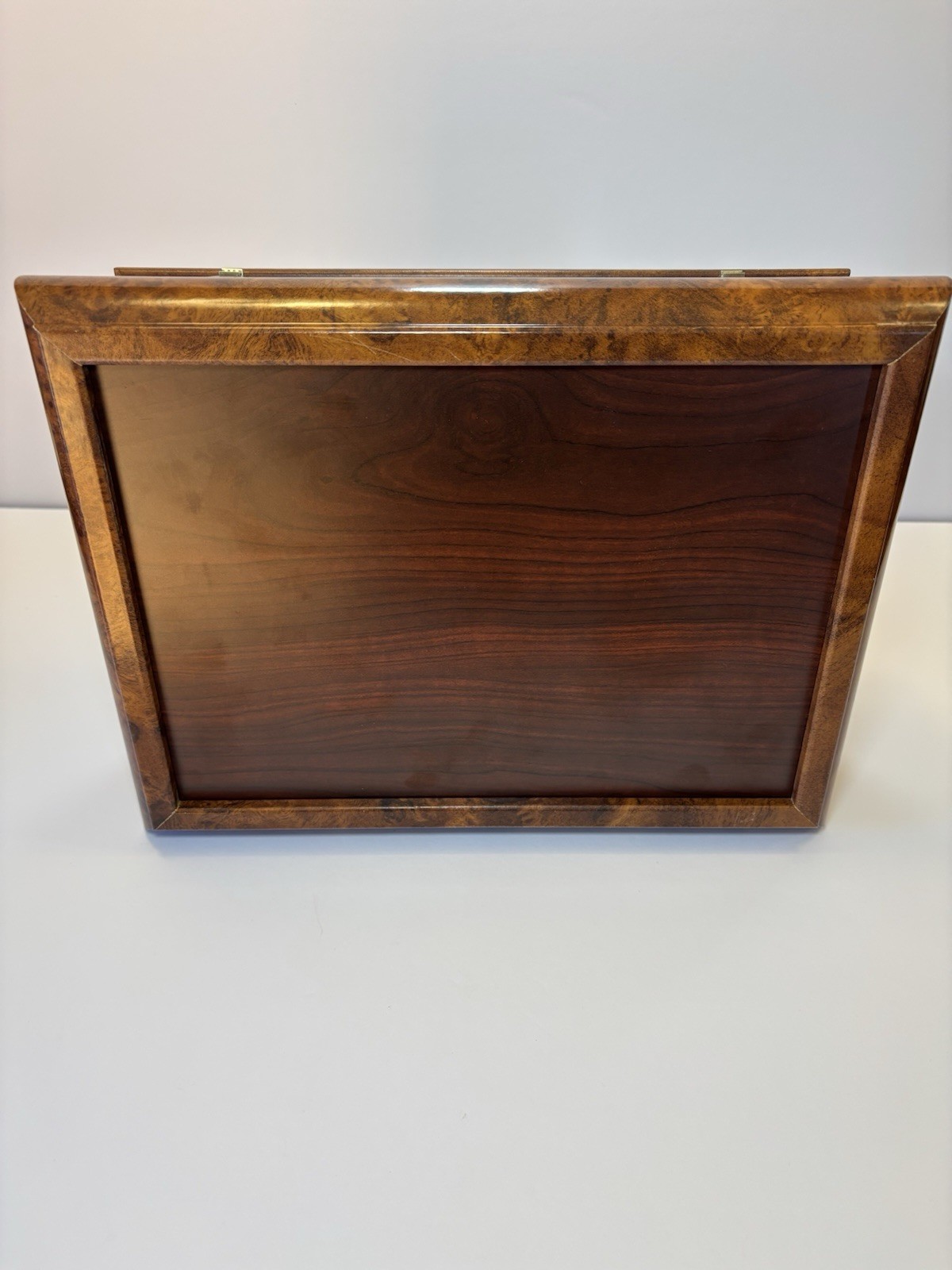 Sterling Silver & Wood Vintage Tea Storage Box Hand Made In Italy Art Collection