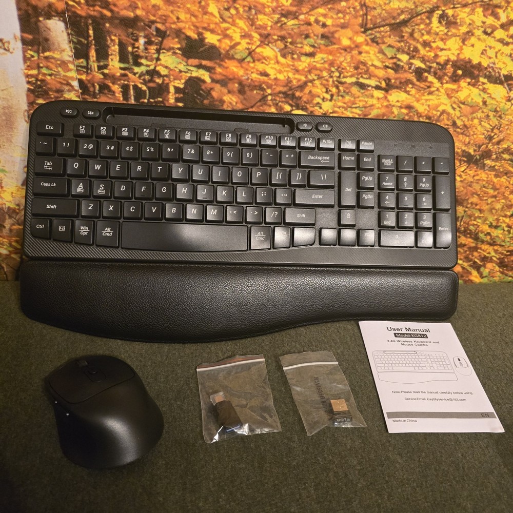 KG812 Wireless Keyboard and Mouse Combo