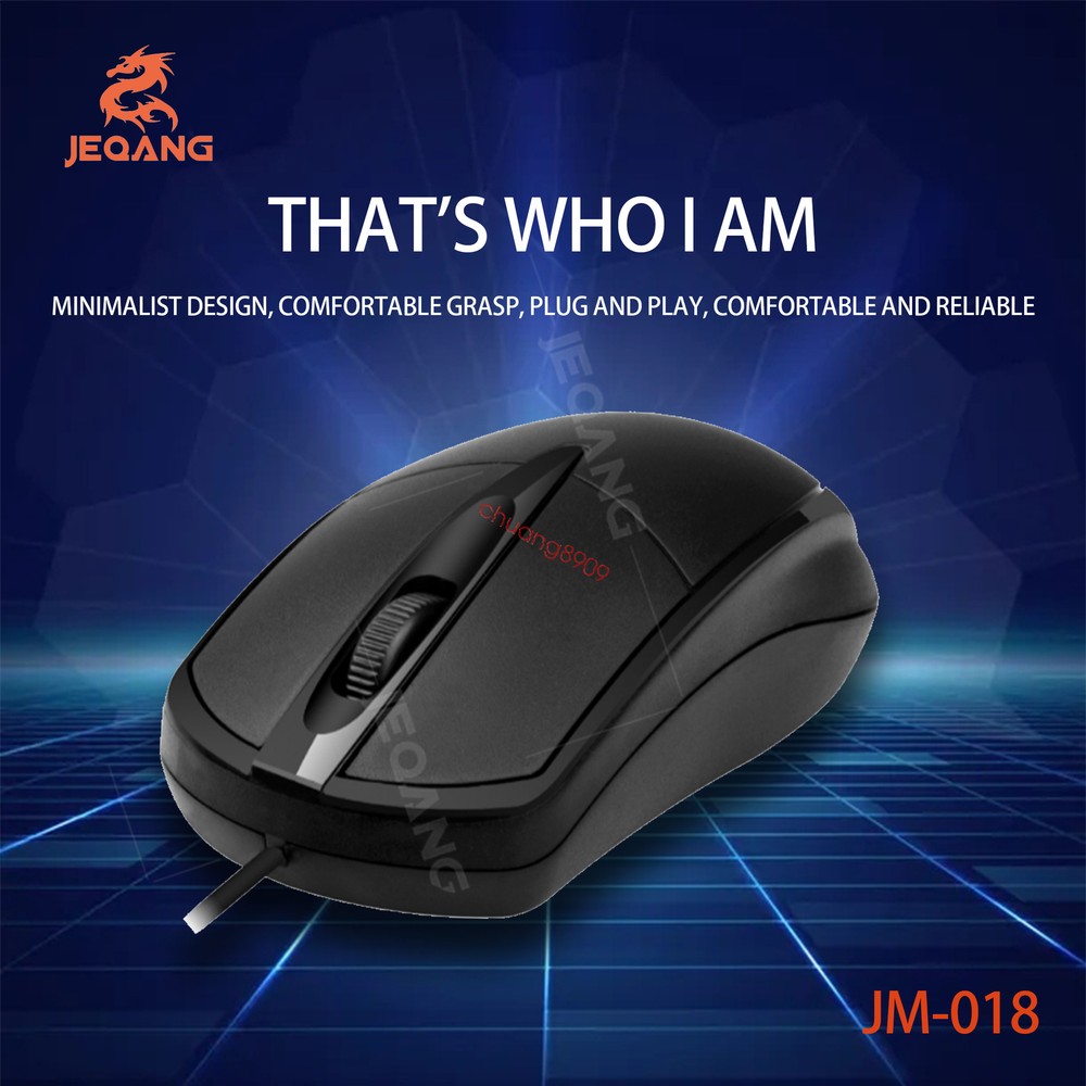 USB Wired Computer Mouse for PC Laptop Desktop Computers JEQANG
