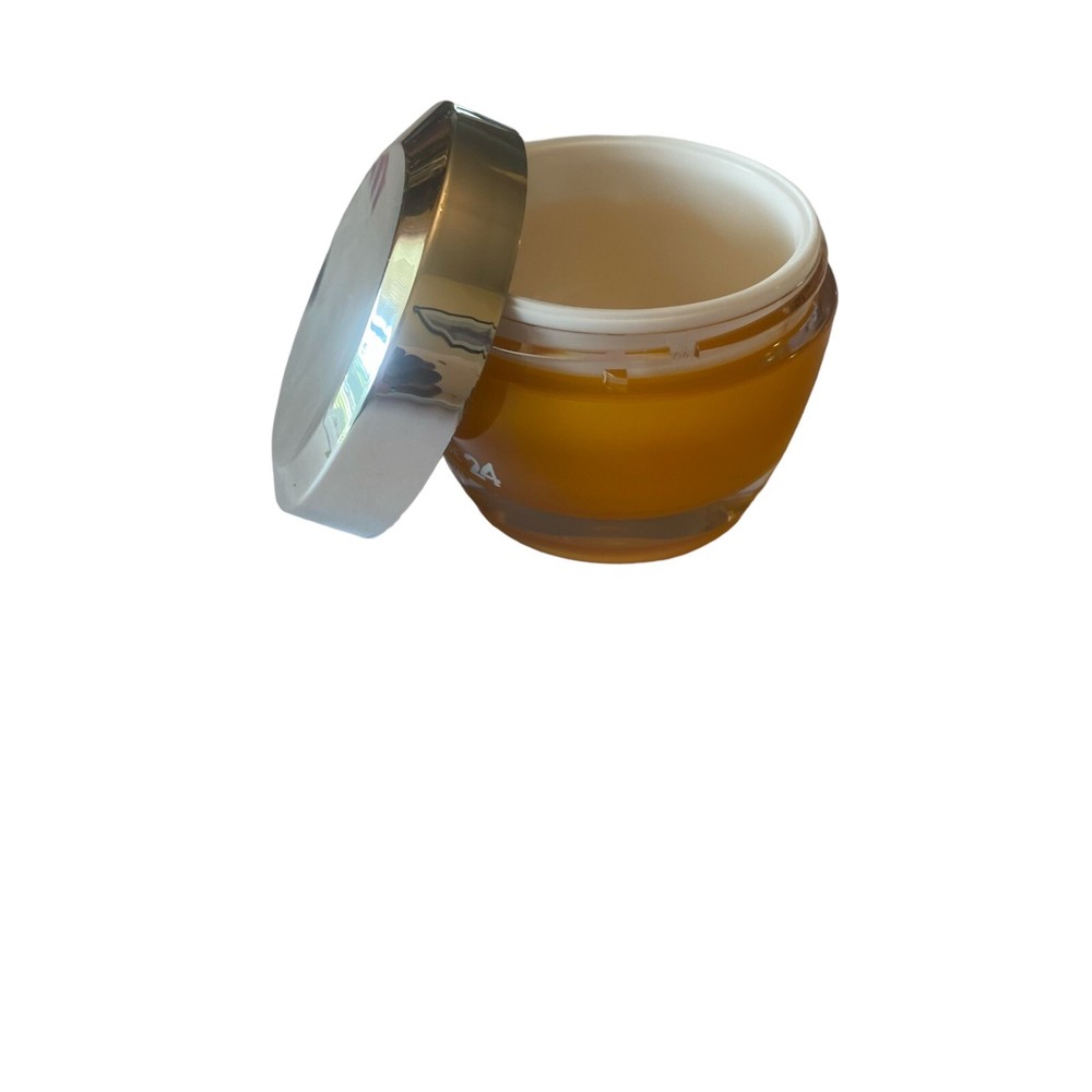 EMPTY OLAY Gold/Silver Jars And Lids.