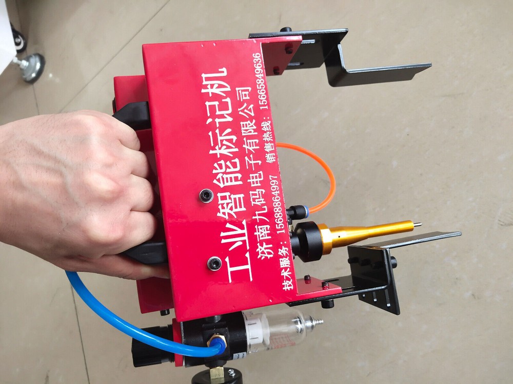 Portable Pneumatic Dot Peen Marking Machine for VIN Code Chassis Number 100*20mm
