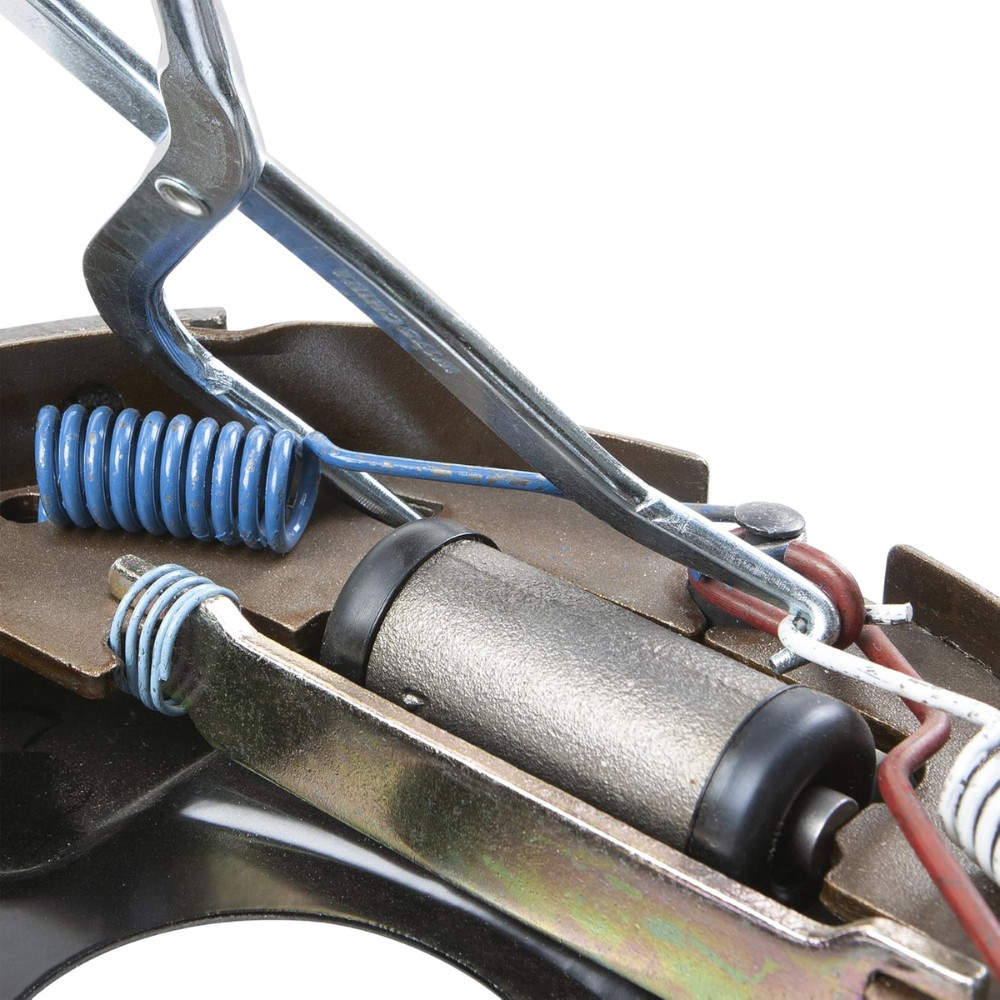 Performance Tool Chrome Plated Brake Spring Pliers with Notched and Socket End