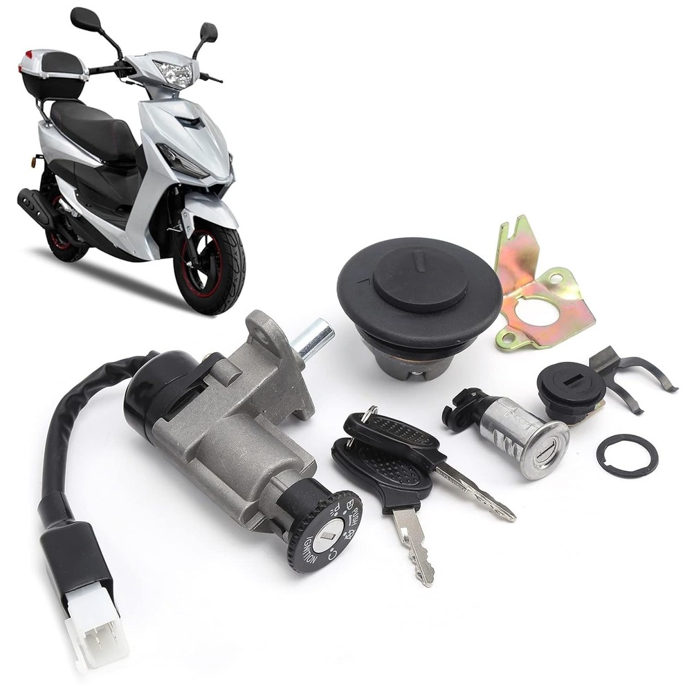 Ignition Switch Assembly, Ignition Switch Assembly Ignition Starter 4‑Wire for G
