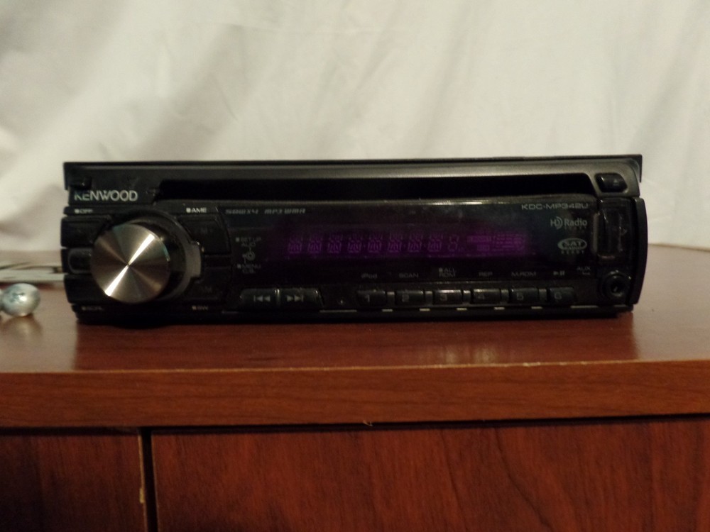 Kenwood KDC-MP342U Car Stereo Tested Working Missing Remote