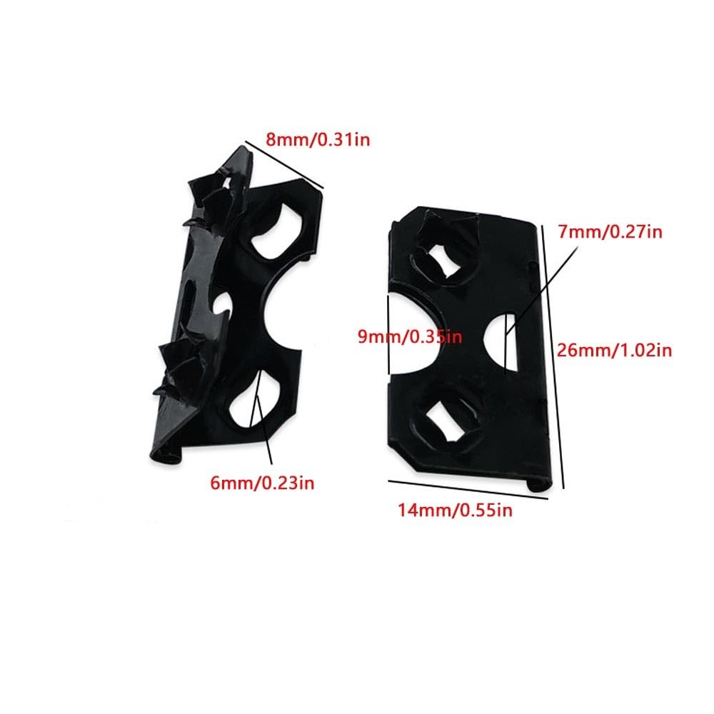50 Pack Easel Hinge Picture Frame Back Stand Mounting Bracket Butterfly Hinges