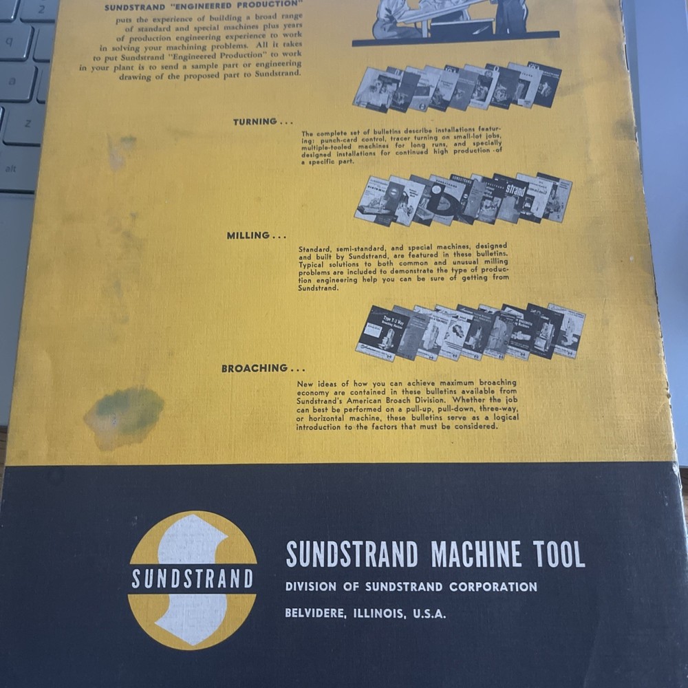 Sundstrand Model Rigid Mills C model Catalog