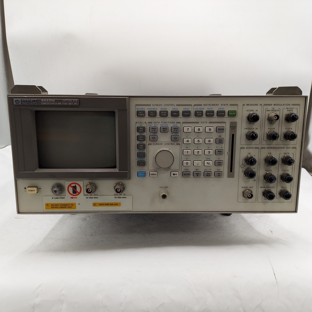 HP 8922M (Opt 10) GSM/DCS/PCS MS Test Set (IF) UNTESTED