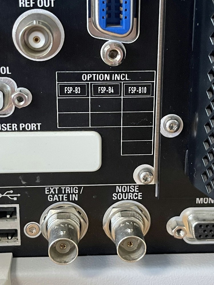 Rohde & Schwarz FSP7, spectrum analyzer