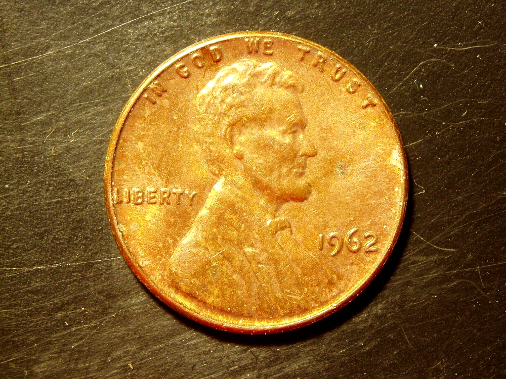 1962 AU LINCOLN MEMORIAL CENT #18