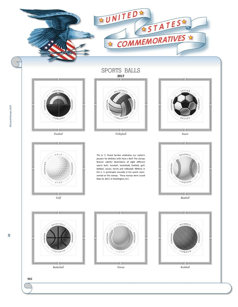 2017 U.S. Commemorative Singles COMPLETE Supplement (White Ace Alternative)