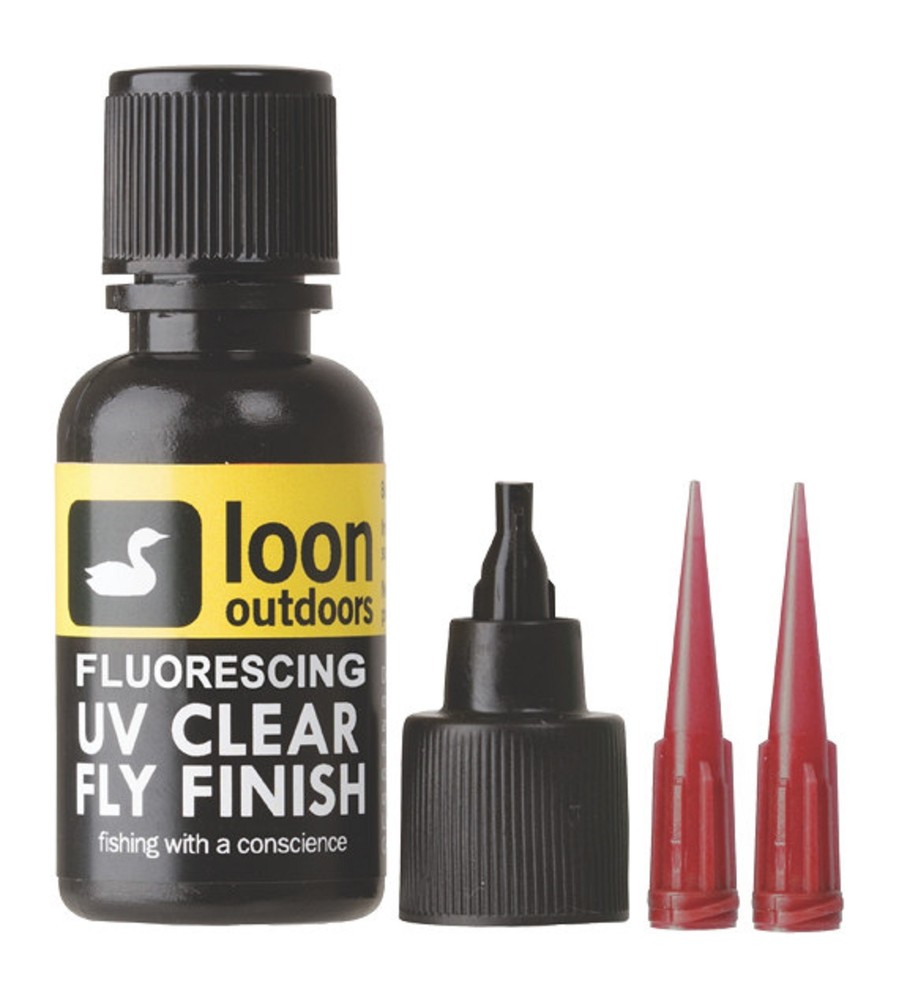 LOON FLUORESCING UV CLEAR FLY FINISH - fly tying