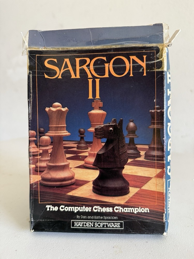 Hayden Software Sargon II Chess for Atari with Manual & Floppy Disk